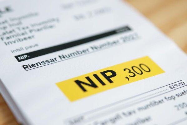 Błąd w NIP na fakturze