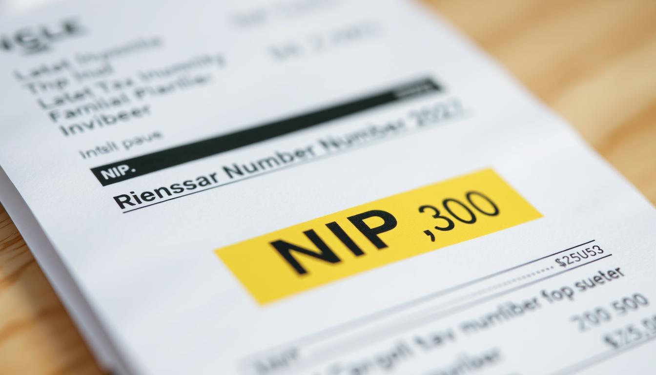 Błąd w NIP na fakturze